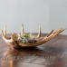 Loon Peak Moose Antler Rustic Decorative Bowl LOON7722